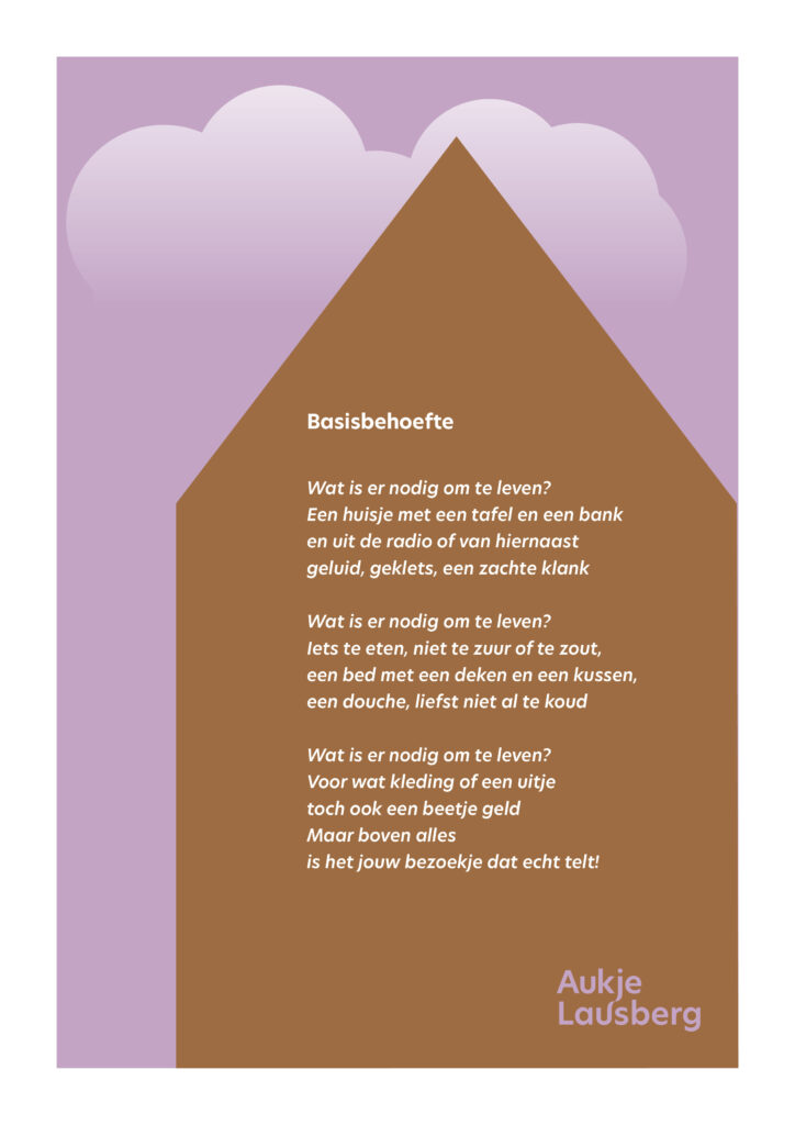 Basisbehoefte - spoken word - Aukje Lausberg